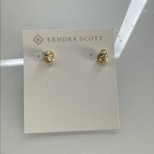 Kendra Scott Gold Knot Earrings